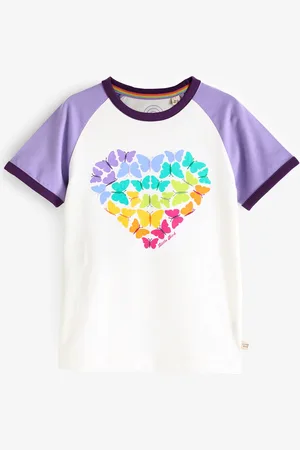 Little Bird Boys Short Sleeve Raglan Colourful 100% Cotton T-Shirt