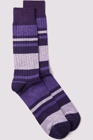 Duchamp Mens Mens Melange Stripe Socks