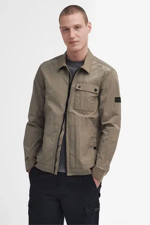 Barbour Mens Beige Inline Overshirt