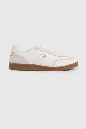 Unseen Mens Footwear Leather Suede Trainers