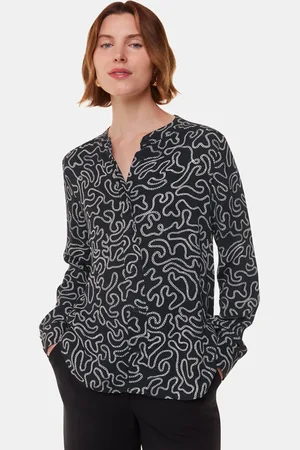 Whistles Womens Chain Print Blouses