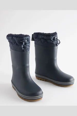 Next Boys Navy/ Cuff Wellies