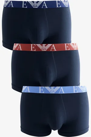Emporio Armani Mens Logo Waistband Boxers 3 Pack