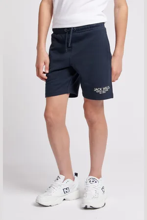 Jack Wills Boys Navy Boys Loopback 100% Cotton Shorts