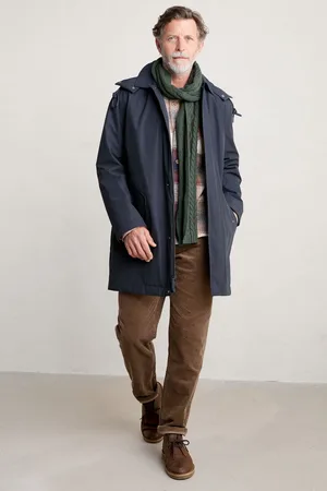 Seasalt Cornwall Mens Mens Stone Wave Waterproof Coat
