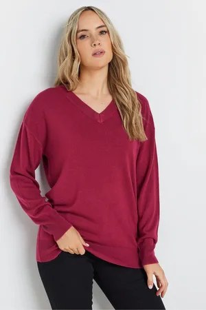 Long Tall Sally Womens V-Neck Jumper