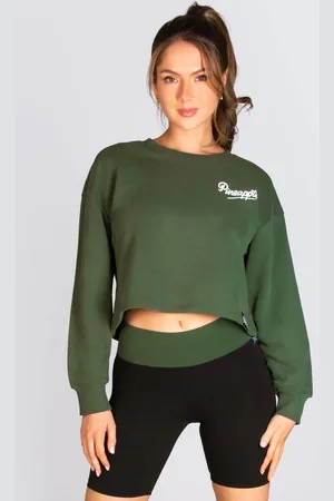Pineapple Womens Logo Womens Midi Crop Sweater