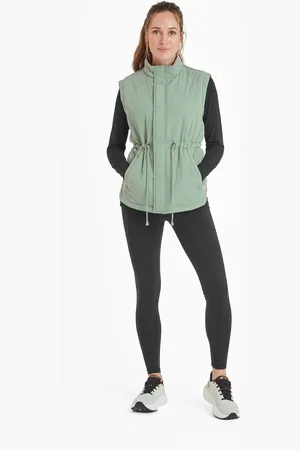 Tog 24 Green Womens Cassly Padded Washed Gilet AU 10