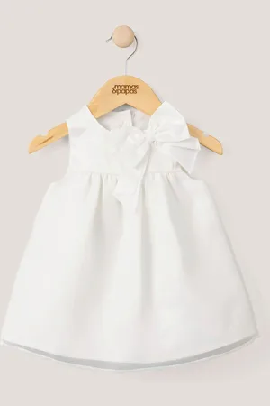 Mamas & Papas Girls Organza Bow Dress
