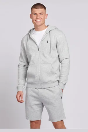 U.S. Polo Assn. Mens U. S. Polo Assn. Mens Classic Fit Double Horsemen Zip Up Hoodie