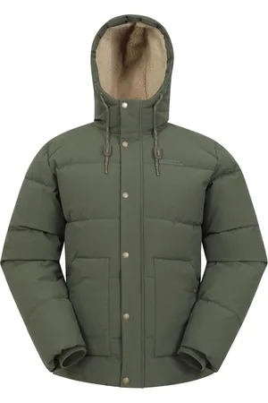 Mountain Warehouse Mens Manta Mens Water Resistant Borg Lined Padded Jacket