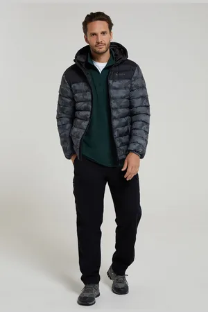 Mountain Warehouse Mens Dark Seasons II Mens Water Resistant Padded Jacket