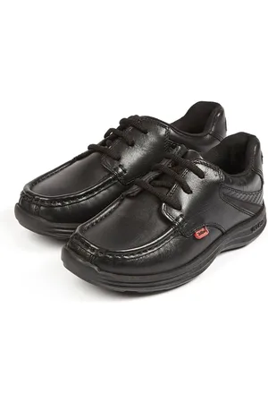 Kickers Boys Youth Reasan Strap Leather Shoes