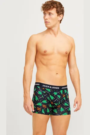 JACK & JONES Mens Christmas Boxers 3 Pack