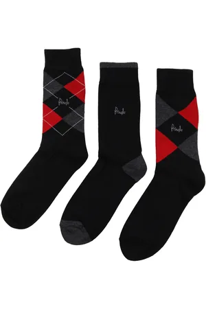 Pringle Mens Traditional Argyle 3 Pack Pattern Socks
