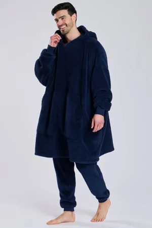 Loungeable Mens Sherpa Snuggle Hoodie