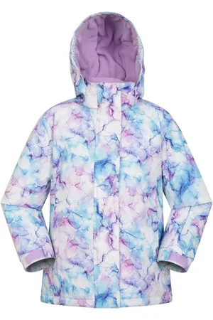 Mountain Warehouse Girls /white Kids Snowdrop Printed Ski Jacket
