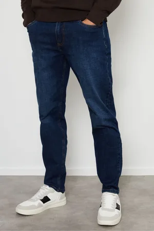 Threadbare Mens Light Tapered Fit Premium Jeans With Stretch