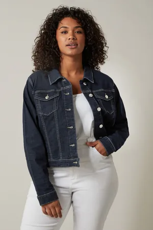 Evans Stretch Denim Jacket AU 26-28