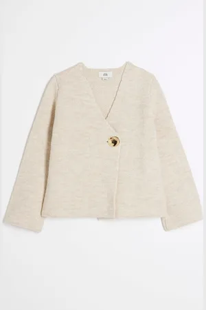 River Island Brown Girls Asymmetric Cardigan 11
