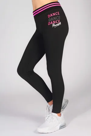 Pineapple Girls Stripe Girls Rib Band Leggings
