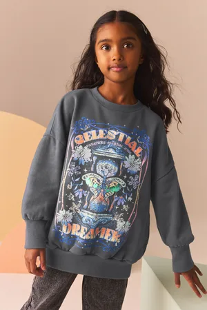 Next Girls Celestial Embellished Sweatshirt (3-16yrs)