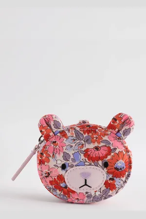 Cath Kidston Girls /Blue Ditsy Floral Bear Purse