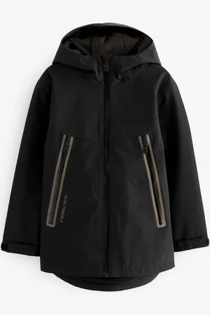 Next Boys Waterproof Fleece Hooded Lined Coat (3-17yrs)