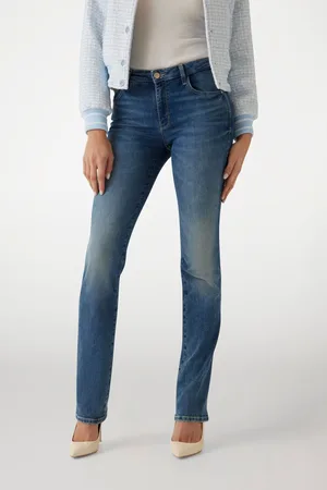 Guess Blue Mid Rise Straight Leg 100% Cotton Jeans 30W x 31R (UK 30 R)