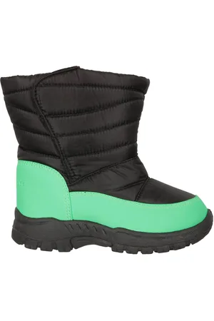 Mountain Warehouse Green Caribou Toddler Sherpa Lined Adaptive Snow Boots AU 7 (EU 24)