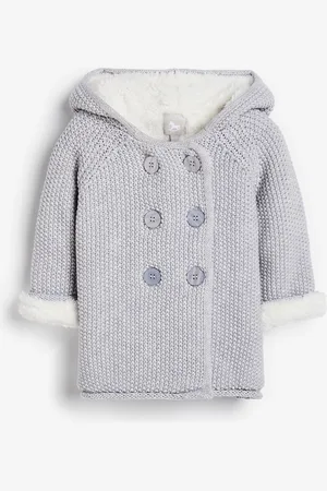 The Little Tailor Baby 100% Cotton Plush Lined Pixie Pram Coat