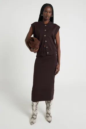 River Island Womens Button Up Knitted Cardigan