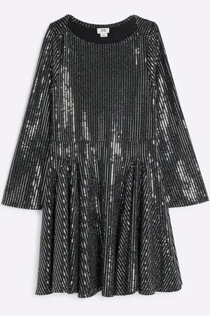 River Island Girls Girls Mirror Godet Dress