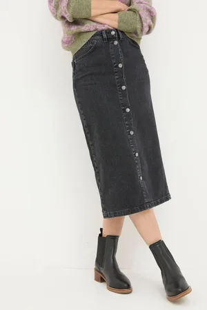 Fat Face Womens FatFace Darna Denim Midi Skirt