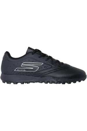 Skechers Boys Black Razor Jr Youth Turf Ground Football Boots