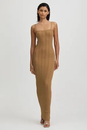 GOOD AMERICAN Plisse Maxi Dress XL