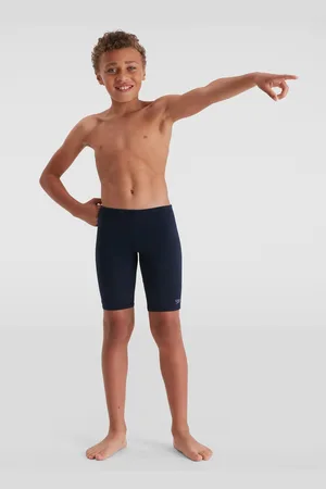 Speedo Boys Navy Eco Endurance+ Jammer Swim Shorts