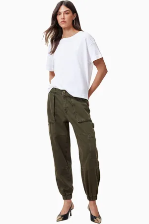 AllSaints AllSaints Green Mila Denim Trousers AU 8
