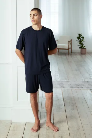 Chelsea Peers Blue TENCEL Modal Short Crew Neck Pyjama Set XXL
