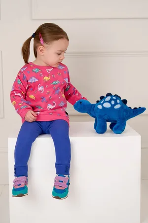 JoJo Maman Bébé Girls Dino Sweatshirt And Leggings Set