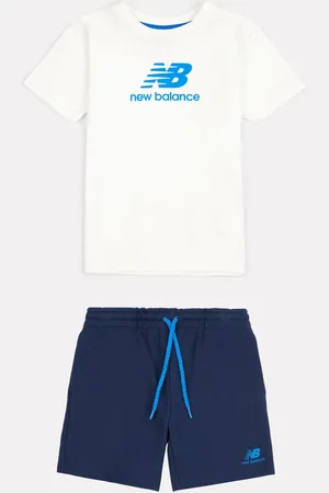 New Balance Boys Baby Boys 100% Cotton T-Shirt and Shorts Set