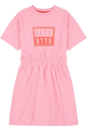 Elle Girls Junior Girls Block Logo Dress
