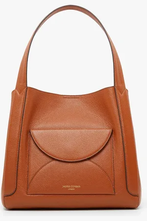 Jasper Conran Darcey Leather 3 Section Hobo Bag One