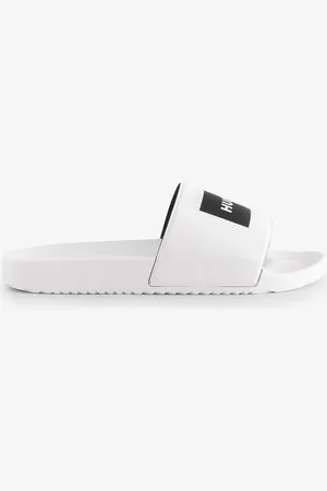 HUGO BOSS White Logo Label Sliders AU 8 (EU 42)