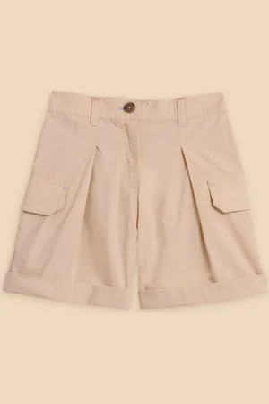 White Stuff Girls 100% Cotton Colette Cargo Shorts