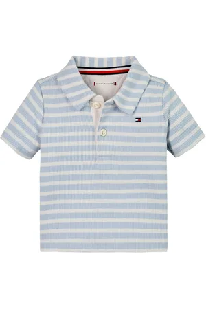 Tommy Hilfiger Rib Stripe Short Sleeve Polo Shirt 9