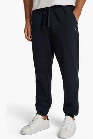 Tommy Hilfiger Blue Essential Terry 100% Cotton Joggers M