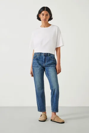 Hush Puppies Womens Boyfriend 100% Cotton Jeans