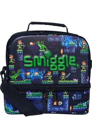 SMIGGLE Boys Black Freestyle Level Hardtop Lunchbox