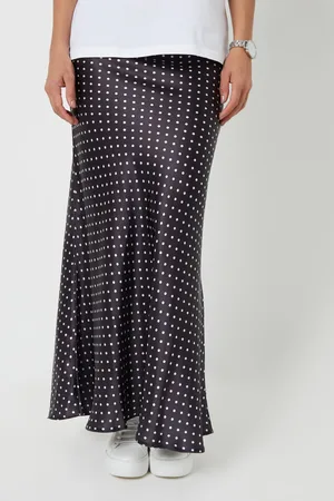 Threadbare Womens Maxi Satin Slip Skirt